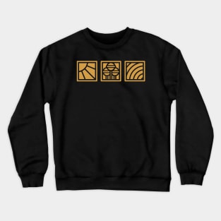 Sunshine, Lollipops and Rainbows — icon set Crewneck Sweatshirt